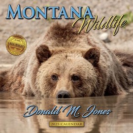 Montana Wildlife 2025 Wall Calendar | 12” x 24” Open | 12 Month | Calendar 2025