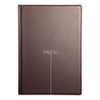 I LOVE MENU Risto Menu Holder, PVC, Cacao, 31.3 x