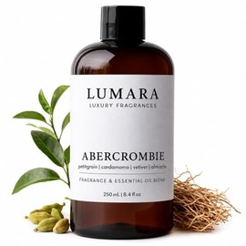 LUMARA | Aceite Aromático para Difusor | Inspirado en Abercrombie | Aroma masculino amaderado| Para Microdifusión en Seco, Humidificador y Ultrasónico, 250 ml