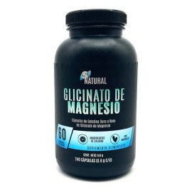 Glicinato De Magnesio 240 Capsulas Snatural                                                                                                           