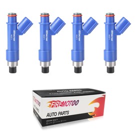 FIREMOTOO Fuel Injectors set of 4 Compatible with Yaris 1.5L 2006-2014 Corolla 1.8L 2000-2015 Replace 23250-21040 12 Holes