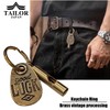 [TAILOR JAPAN] GOOD LUCK AMERICAN VINTAGE KEYCHAIN KEY RING BRASS,