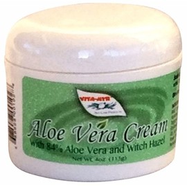 VITA-MYR Aloe Vera Cream with 84% Aloe Vera & Witch Hazel - Soothing and Moisturizing Skin Care for Natural Relief