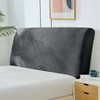 Yidaxing Bed Headboard Covers, Bed Headboard Cover, Soft Stretch Velvet