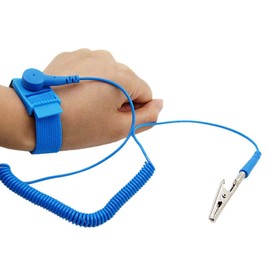 CABLEPELADO Anti Static Wristband Anti-Static Wristband Anti Static Electricity Wrist Band Wired Protect Sensitive Devices From Damage Blue
