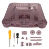 for N64 Translucent Case Replacement Retro Video Game Console Protective