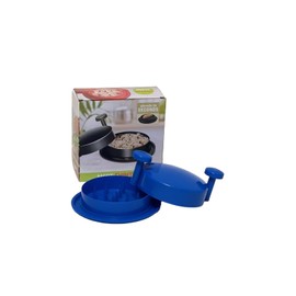 Chicken Shredder, Meat Shredder Tool Twist, Multifunctional Bear Claws and Non-Skid Base, Food Grinder for Pork, Beef (Blue)
