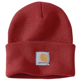 Carhartt Men's Knit Cuffed Beanie, Crabapple