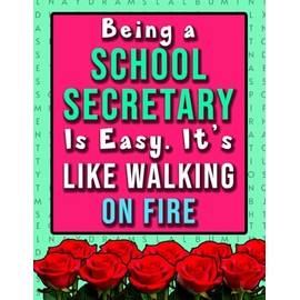School Secretary Word Search: A Funny Appreciation Present For Women
