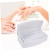 FOMIYES Nail Art Tool Tray Box Lid Sterilizer Manicure Case