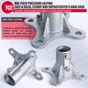 DooToo Chain Link Fence Post Flange - 2" Heavy Duty