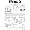 EVALD Floating Shelf Brackets | 6-inch Hidden Black Carbon Steel