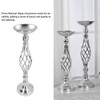 Table Candlestick Ornament Iron Twisted Curb Candle Holder Decorative Ornament