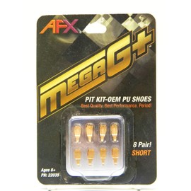 AFX/Racemasters Mega G+ Pit Kit PU Shoes - Short AFX22035 HO Slot Racing Cars