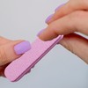 100/180 Grit Mini Nail Files, 6Pcs Thickened Professional Nail Files