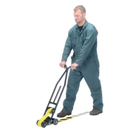 Vestil Vestil TPA-10 Steel Economy Floor Tape Applicator, 6"-1/2" Maximum Roll Diameter, 1"- 4" Tape Width