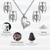 DiDiBirDi Small Cremation Urns for Ashes with Ashes Necklaces,Mini Urns