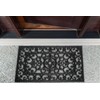 DII Rubber Doormats Collection All Weather, 18x30, Scroll