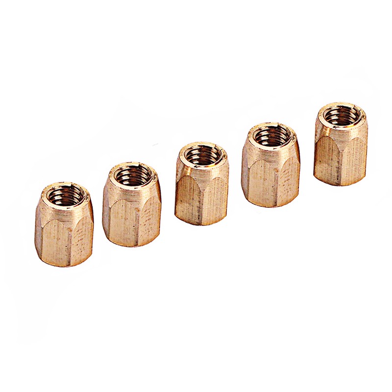 5 Pcs Brass Electric Guitar Truss Rod Nut Musical Instrument