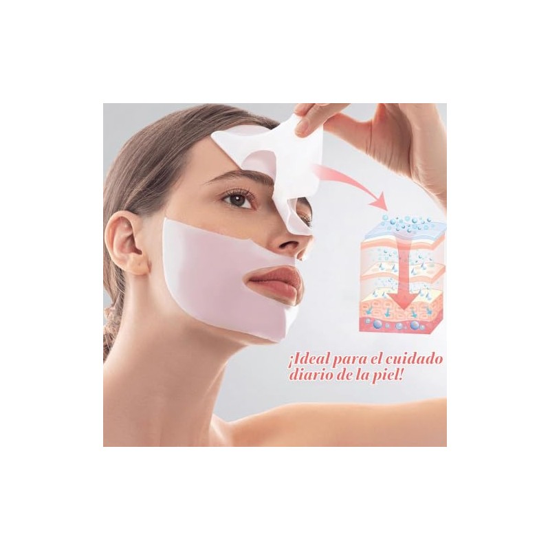 Mascarillas Faciales Coreanas de Colágeno, 5pcs