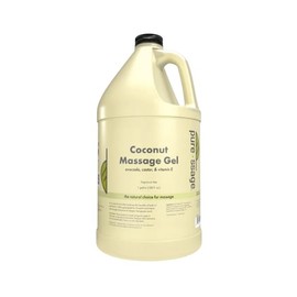 Pure-ssage Coconut Massage Gel, 1 Gallon