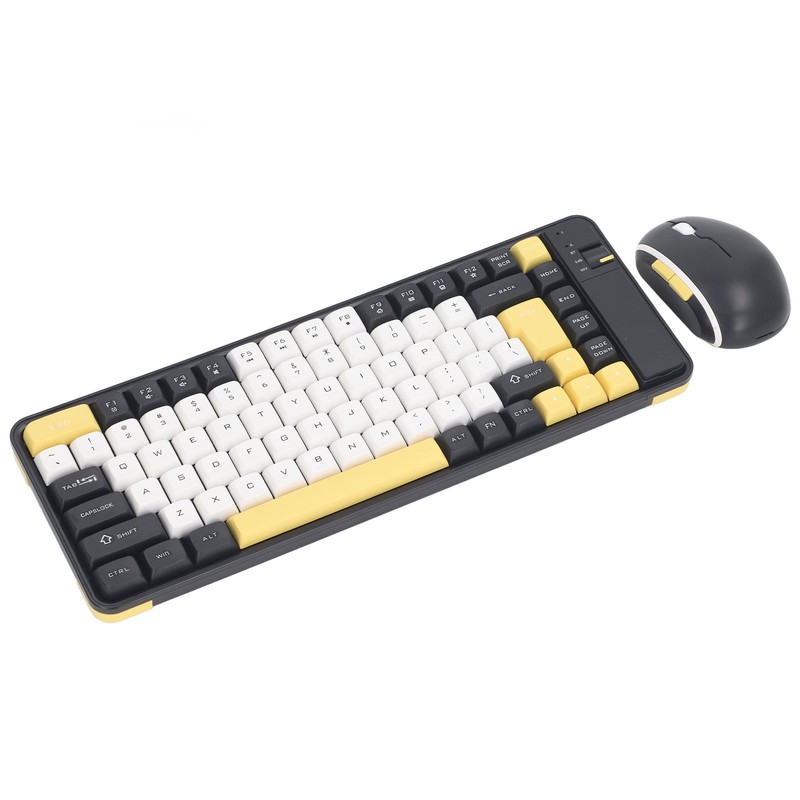 Keyboard and Mouse Combo 84 Keys QWERTY Layout USB Receiver