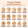 Wooden Brain Teaser Puzzles, 12pcs 3D Brain Teasers for Adults