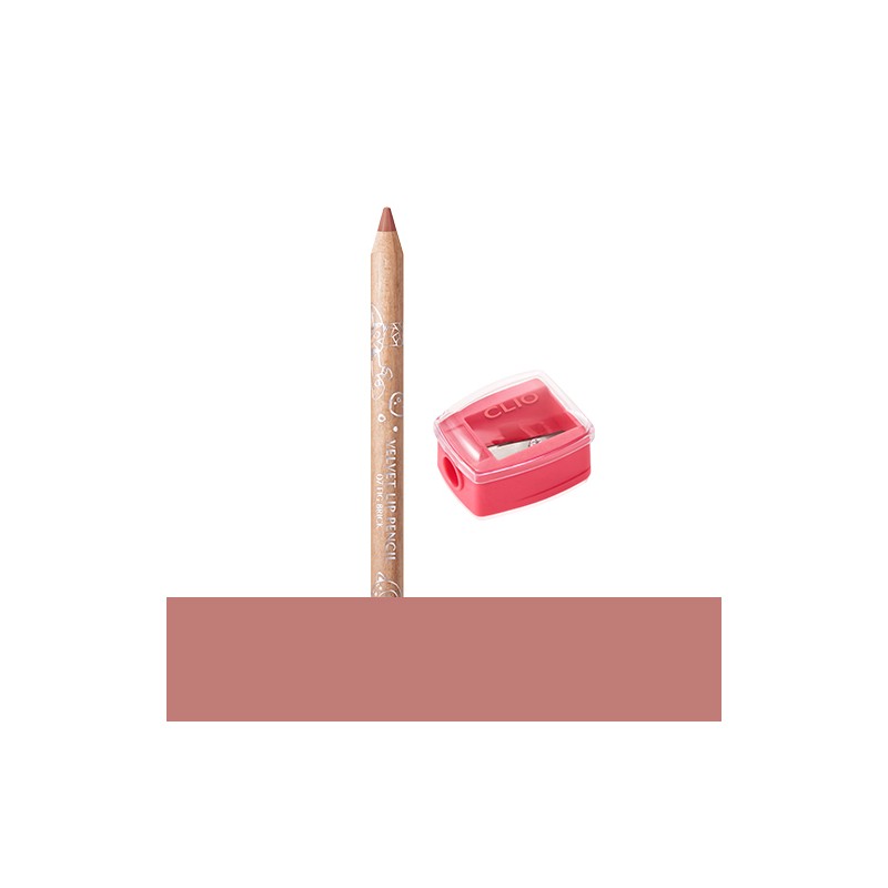 CLIO [TOY STORY] CLIO VELVET LIP PENCIL SET (+Sharpener) -