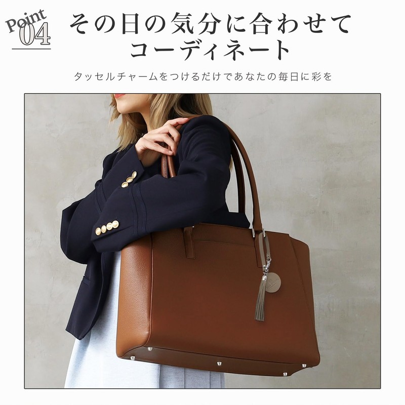 [BLUE SINCERE] Blue Sincere Tassel Charm Genuine Leather Key Holder