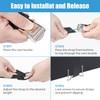 EXVITAL Battery Tie Down Strap Hold Down Kit, 1" x