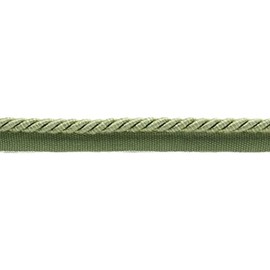 DÉCOPRO 5/16" (0.5cm) Medium Cotton Twisted Rope Cord with Lip | Cord Trim (Style# 0516HRL) Dark Brown Green #61601 (Forest Green Olive Brown Dark Beige) Sold by The Yard (36"/3 ft/0.9m)