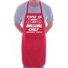 Print4U Awesome Chef Funny Fathers Day BBQ Cooking Novelty Apron