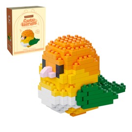 Parrot Micro Building Bricks Kits, Cute Bird Mini Building Blocks Set, Colorful Parrot Toy Educational Creative Model Building, for Girls and Boys Age 8-20, Gift for Christmas, Birthday