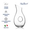 Luigi Bormioli Crescendo 48 Ounce Carafe, Crystal Glass Pitchers, Dishwasher