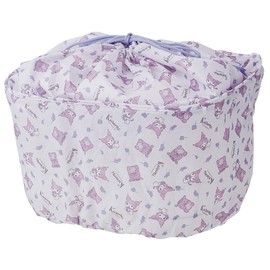 Skater BBCV1-A Sanrio Bicycle Front Basket Drawstring Cover, Chromi, Flower Wreath