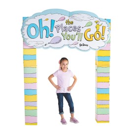 7 Ft. Dr. Seuss™ Oh, the Places You’ll Go Archway Cardboard Stand-Up