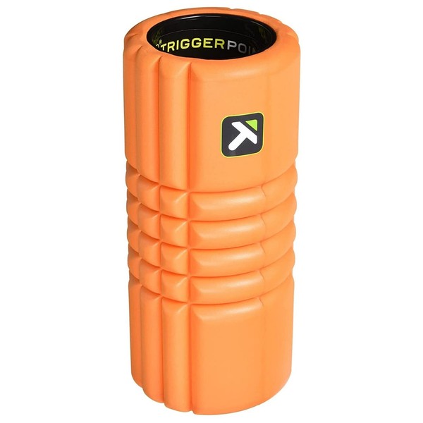 TriggerPoint 22131 Grid Travel, Orange, Length: 10.0 inches (25.5 cm), Compact Size, Myofascial Release