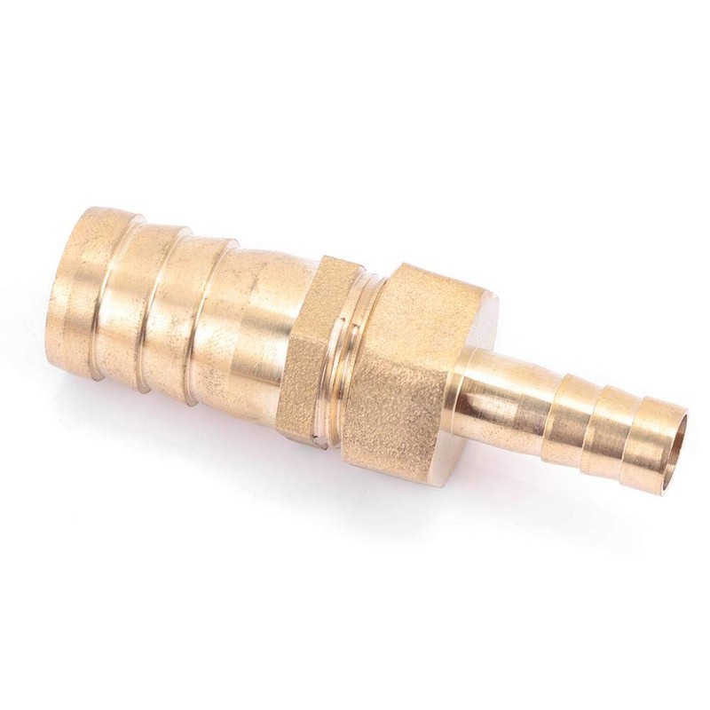 Hilitand Brass Fitting, 10-16mm Barb Reducer, Wear-resistant, Durable, 1 Pcs