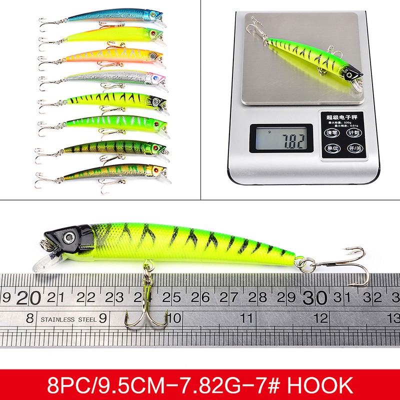 Fishing Lures Set Artificial Hard Bait Bionic Fishing Lure Minnow