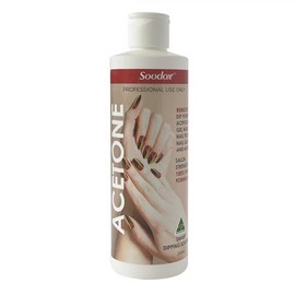 Soodox Gel Acrylic Nail Polish Soak Off Remover Acetone 250mL