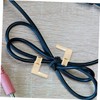 Tofficu Right Angle Banana Plug Clips 4pcs Speaker Connector for