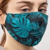 Myga Bamboo Palm Tree Print Face Covering - Face Mask