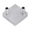 Water Cooling Copper Block, ASHATA 40x40mm Aluminum Alloy Water-Cooled Heat