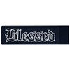 Blessed Patch Morale Biker Tactical Badge Embroidered Applique Fastener Hook