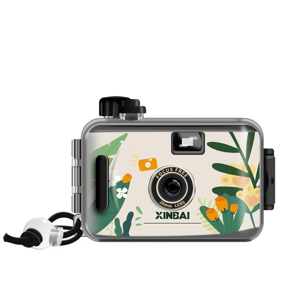 35mm Reloadable Waterproof Film Camera for Snorkeling, Manual Exposure, Without
