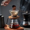 High Borosilicate Glass Hand Flushing Coffee Pot Drip Filtration Coffee