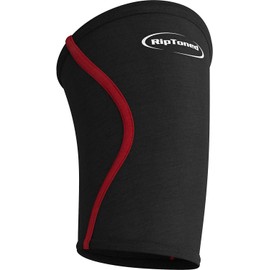 Rip Toned Elbow Sleeve (Single) Compression Support Brace for Weightlifting, Powerlifting, Strength Training, Pain, Tendonitis. Men & Women (SEE SIZING GUIDE - Medium)