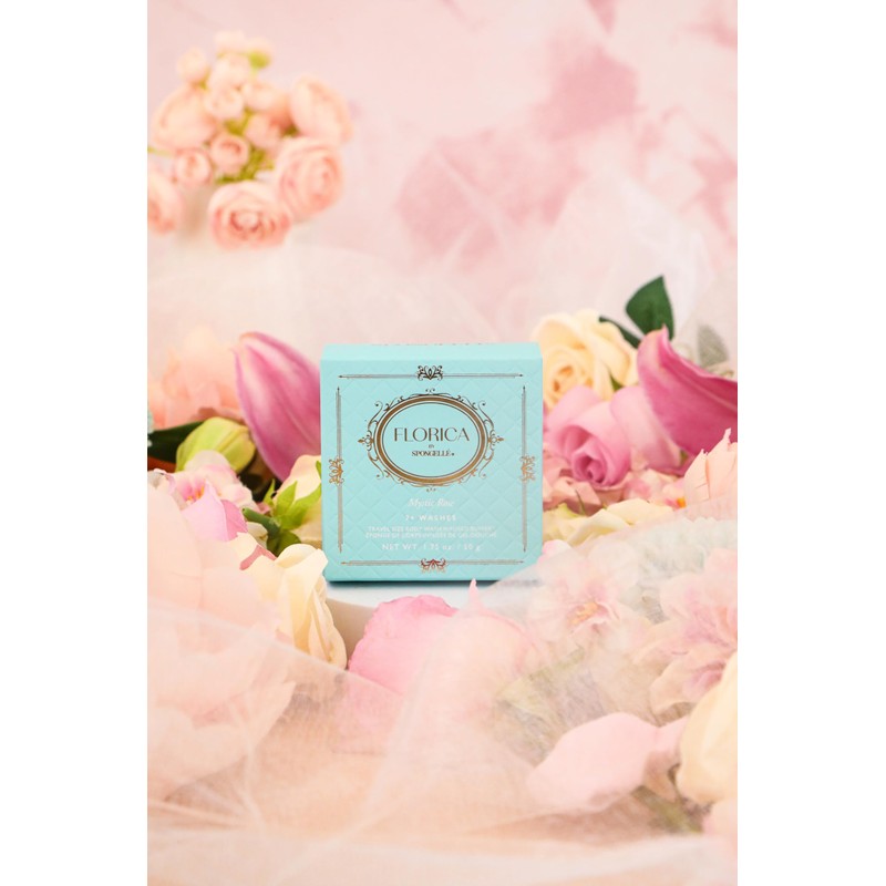 Spongellé Florica Collection Body Wash Infused Mini Buffer, Mystic Rose