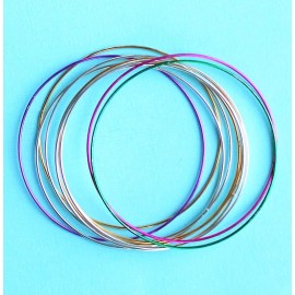 Unbranded 5 Sets Bangle Bracelets Perfect Base Set of 50 Bracelets - FF910