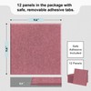 UMIACOUSTICS 12 PCS Acoustic Panels,11.8" x 11.8" x 0.35" Sound